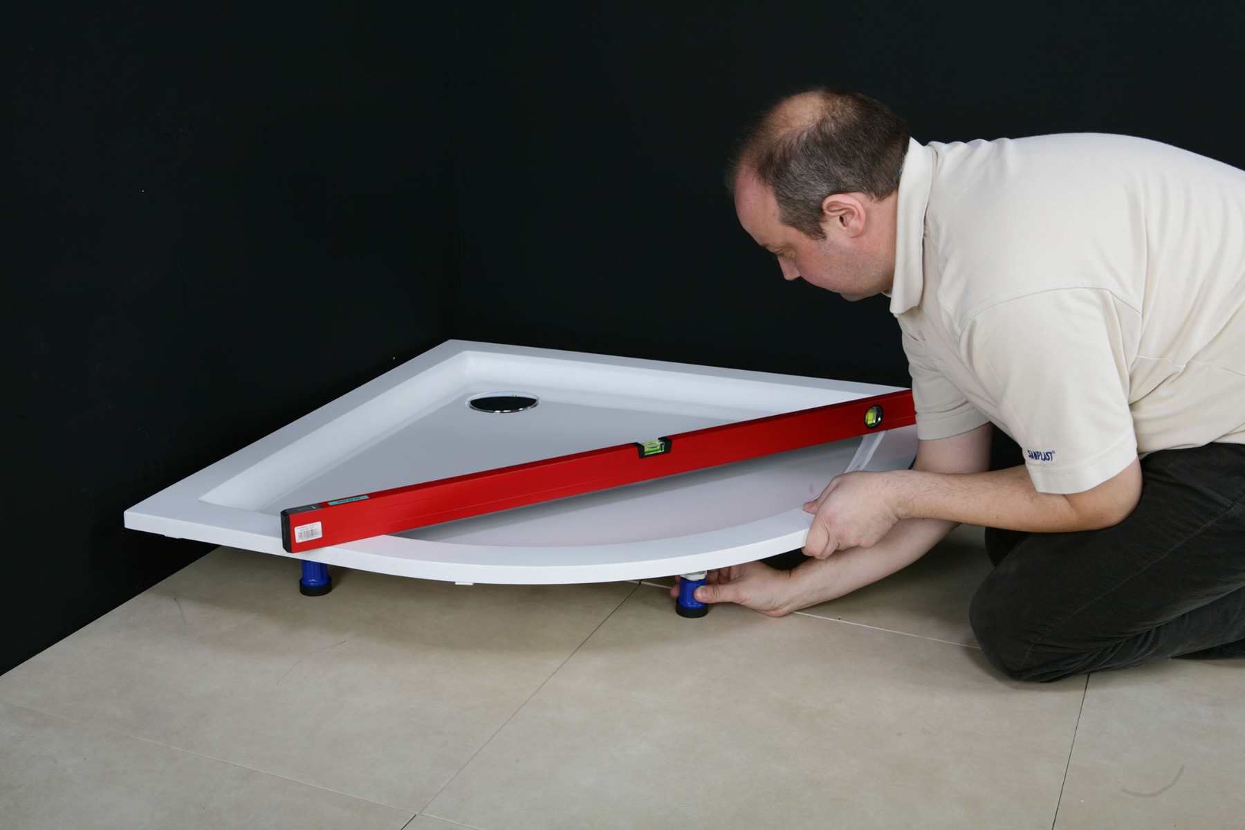 Custom shower tray